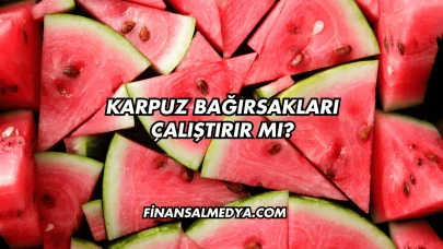 Karpuz Bağırsakları Çalıştırır mı?