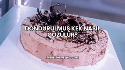 Dondurulmuş Kek Nasıl Çözülür?