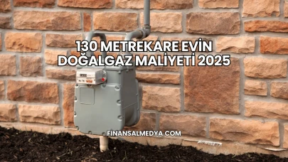 130 Metrekare Evin Doğalgaz Maliyeti 2025