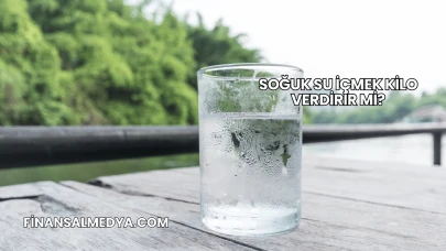 Soğuk Su İçmek Kilo Verdirir mi?