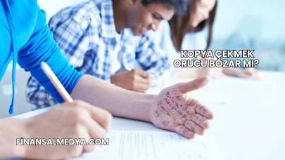 Kopya Çekmek Orucu Bozar mı?