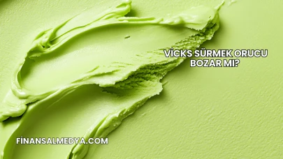 Vicks Sürmek Orucu Bozar mı?