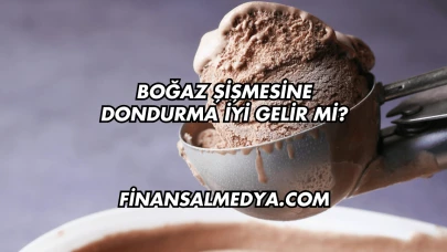 Boğaz Şişmesine Dondurma İyi Gelir mi?