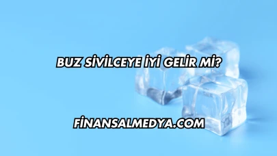 Buz Sivilceye İyi Gelir mi?