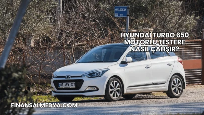 Hyundai Turbo 650 Motorlu Testere Nasıl Çalışır?