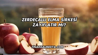 Zerdeçallı Elma Sirkesi Zayıflatır mı?