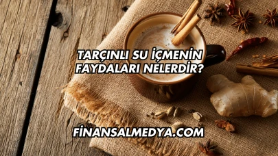 Tarçınlı Su İçmenin Faydaları Nelerdir?