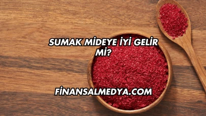 Sumak Mideye İyi Gelir mi?