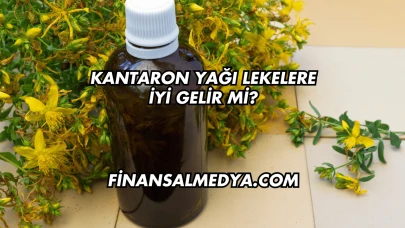 Kantaron Yağı Lekelere İyi Gelir mi?