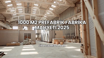 1000 m2 Prefabrik Fabrika Maliyeti 2025