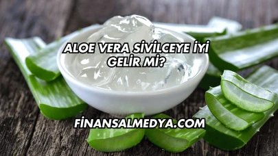 Aloe Vera Sivilceye İyi Gelir mi?