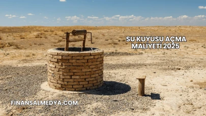 Su Kuyusu Açma Maliyeti 2025