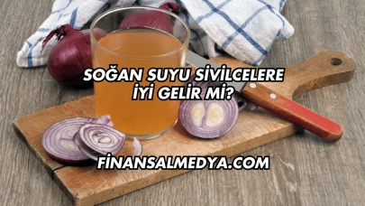 Soğan Suyu Sivilcelere İyi Gelir mi?