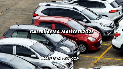 Galeri Açma Maliyeti 2025