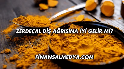 Zerdeçal Diş Ağrısına İyi Gelir mi?