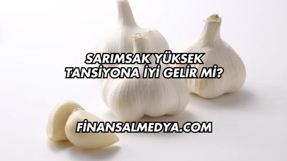 Sarımsak Yüksek Tansiyona İyi Gelir mi?