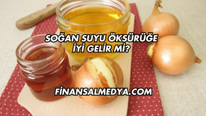 Soğan Suyu Öksürüğe İyi Gelir mi?
