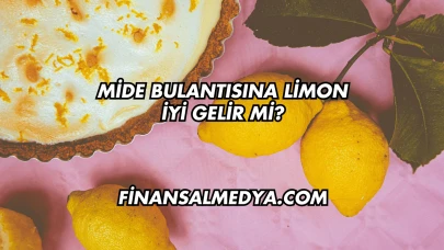 Mide Bulantısına Limon İyi Gelir mi?