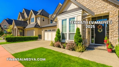 Tek Katlı Ev Maliyeti 2025