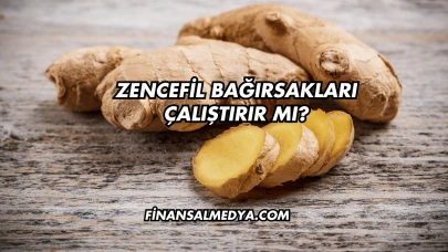Zencefil Bağırsakları Çalıştırır mı?