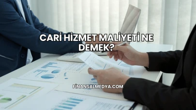 Cari Hizmet Maliyeti Ne Demek?