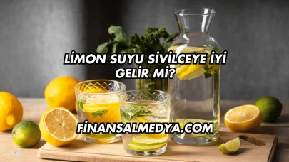 Limon Suyu Sivilceye İyi Gelir mi?