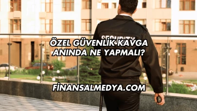 Özel Güvenlik Kavga Anında Ne Yapmalı?