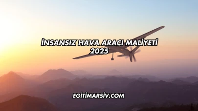 İnsansız Hava Aracı Maliyeti 2025