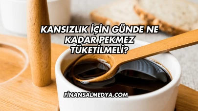 Kansızlık İçin Günde Ne Kadar Pekmez Tüketilmeli?