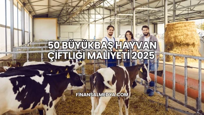 50 Büyükbaş Hayvan Çiftliği Maliyeti 2025
