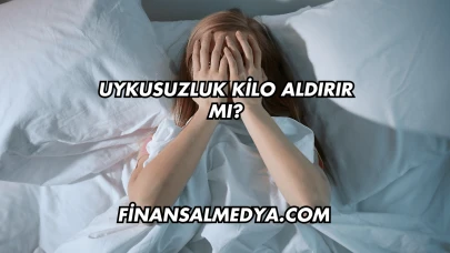 Uykusuzluk Kilo Aldırır mı?