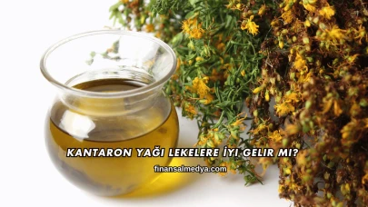Kantaron Yağı Lekelere İyi Gelir mi?