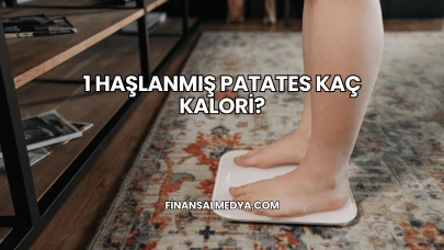 1 Haşlanmış Patates Kaç Kalori?
