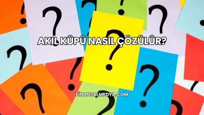 Akıl Küpü Nasıl Çözülür?