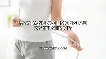 Maydanoz ve Limon Suyu Zayıflatır mı?