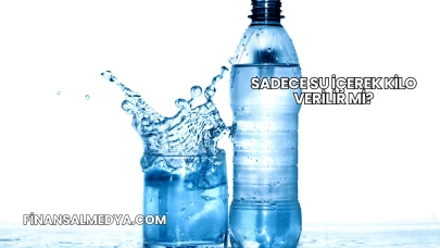 Sadece Su İçerek Kilo Verilir mi?
