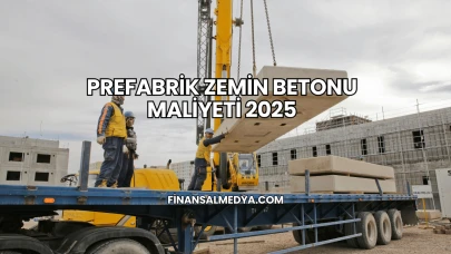 Prefabrik Zemin Betonu Maliyeti 2025