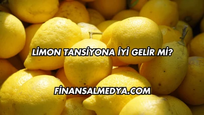 Limon Tansiyona İyi Gelir mi?