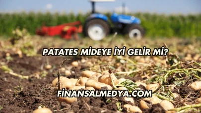 Patates Mideye İyi Gelir mi?