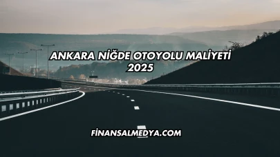 Ankara Niğde Otoyolu Maliyeti 2025