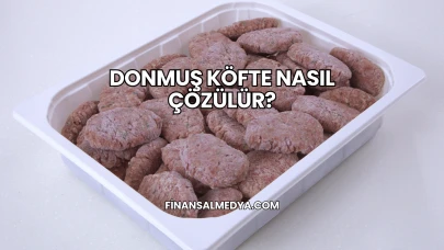 Donmuş Köfte Nasıl Çözülür?