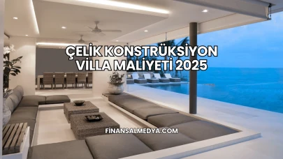 Çelik Konstrüksiyon Villa Maliyeti 2025