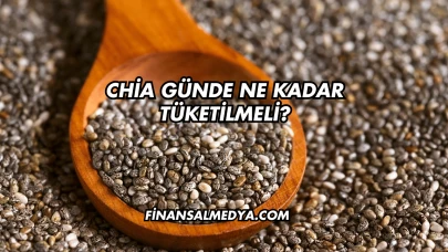 Chia Günde Ne Kadar Tüketilmeli?