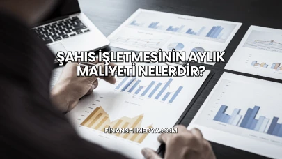 Şahıs İşletmesinin Aylık Maliyeti Nelerdir?