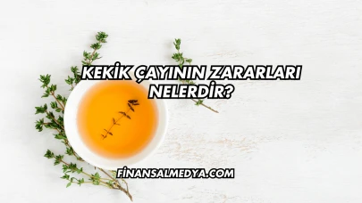 Kekik Çayının Zararları Nelerdir?
