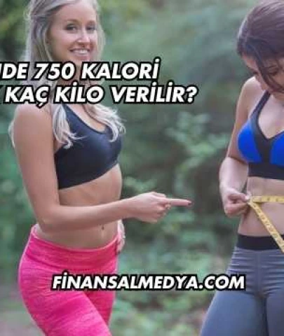 Günde 750 Kalori Alarak Kaç Kilo Verilir?
