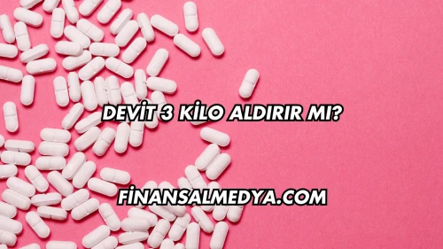 Devit 3 Kilo Aldırır mı?