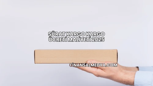 Sürat Kargo Kargo Ücreti Maliyeti 2025