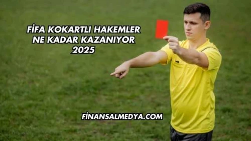Fifa Kokartlı Hakemler Ne Kadar Kazanıyor 2025