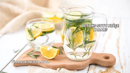 Detoks Suyu Ne İşe Yarar?